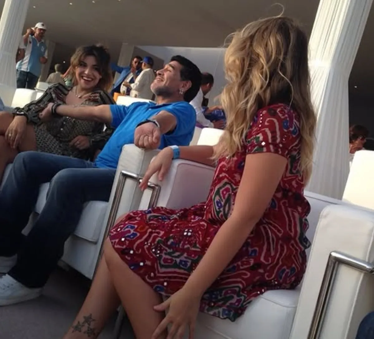 Los recuerdos de Giaaninna Maradona.