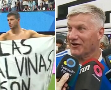 El papá de Giovani Lo Celso contó qué le pasó después de que su hijo levantara la bandera de Malvinas: "Fue muy movilizante"