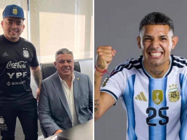 La otra cábala-Dany Ale el barbero de los campeones del mundo mostró el flamante corte que Facundo Medina estrena hoy contra Cabo Verde