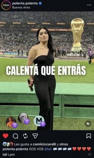 La reacción de Lali Espósito a los pedidos para que cante el himno en la final Argentina-España del Mundial 2026