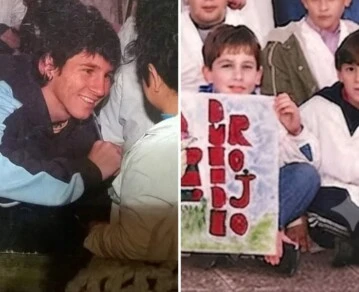 Las fotos inéditas de Messi en su etapa escolar-escuela número 66 General Las Heras