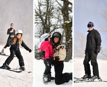 Las mejores fotos de Pampita, Benjamín Vicuña y Anita Espasandín disfrutando de la nieve en Cerro Bayo