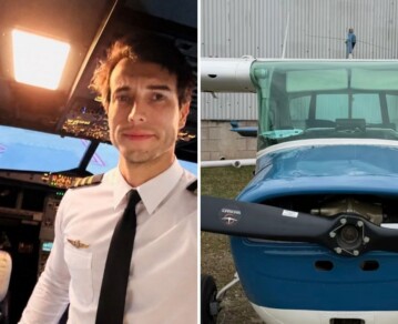 El impactante testimonio de la alumna que piloteaba una avioneta cuando su instructor cayó al vacío