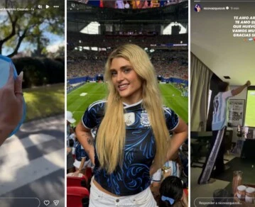 Los festejos de la China Suárez Yanina y Diego Latorre Martita Fort Nico Vázquez y más famosos tras el épico triunfo de Argentina