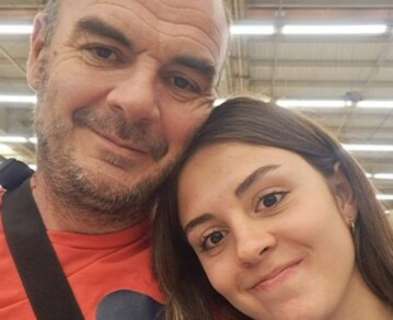 El padre de Lucía Rubiño compartió una foto inédita junto a su hija tras el triunfo de Argentina: "Hoy podría estar compartiendo con vos"