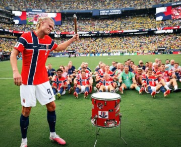 Qué significa el "remo vikingo": el festejo viral de Noruega en el Mundial que tiene un inesperado toque argentino