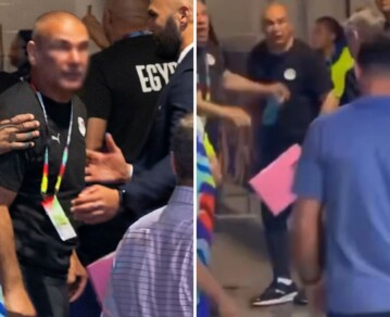 Se filtró un video inédito del cruce entre el DT de Egipto y Lionel Scaloni camino a los vestuarios