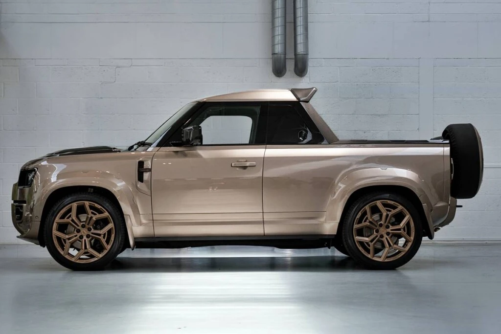 La pick-up de lujo creada con piezas de fibra de carbono