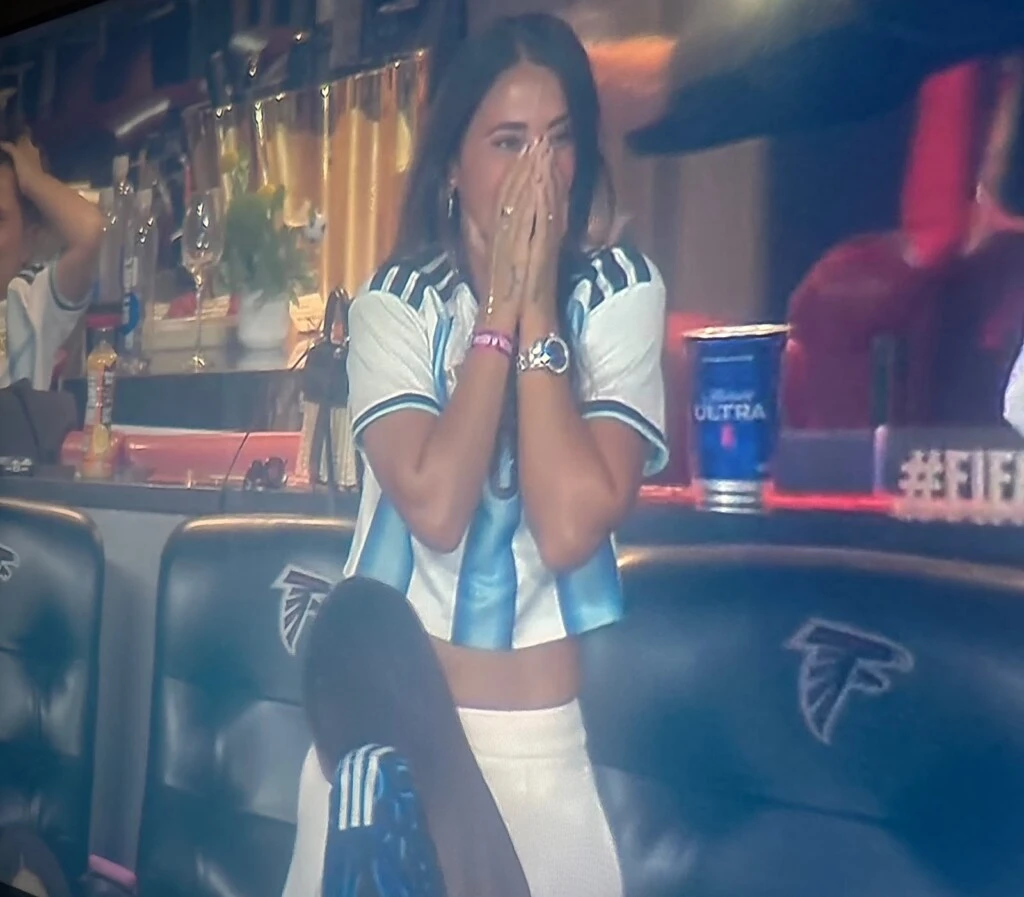 La emocionante reacción de Antonela Roccuzzo tras el pase de Argentina a la final del Mundial