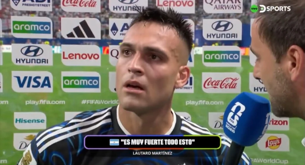 Lautaro Martínez se quebró en vivo tras la victoria ante Inglaterra: el emotivo recuerdo de sus padres después de un gol histórico