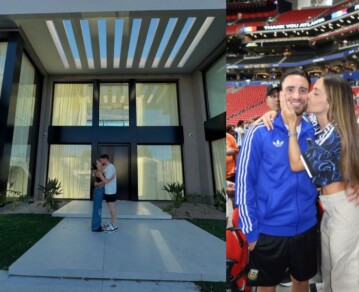 Cómo es la imponente mansión de Nicolás Tagliafico y Caro Calvagni en Canning donde se refugian tras el Mundial 2026