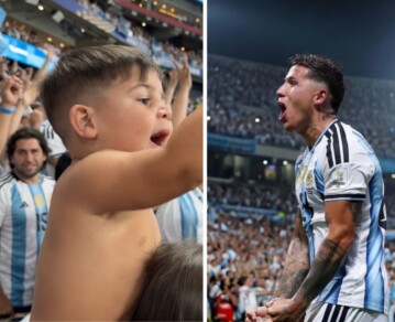 A puro pulmón: el adorable aliento de Benjamín, el hijo de Enzo Fernández, que enamoró a todos