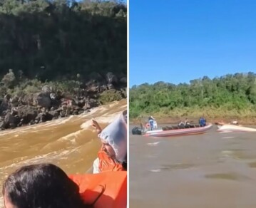 El video que una turista grabó minutos después de la tragedia en Cataratas: "No sabíamos que había una víctima fatal"