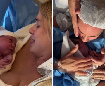Juli Puente compartió el emocionante video del nacimiento de Serena: "Bienvenida, amor de nuestras vidas"