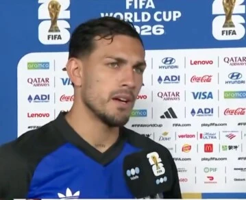 Leandro Paredes en el post partido.