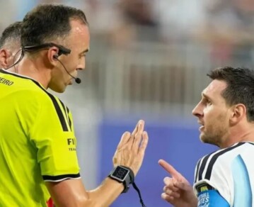 Rompió el silencio el árbitro que discutió con Lionel Messi en el Mundial 2026