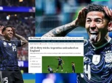 medio ingles contra argentina