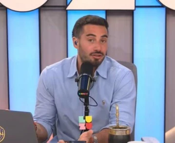 El enojo de Occhiato en vivo.