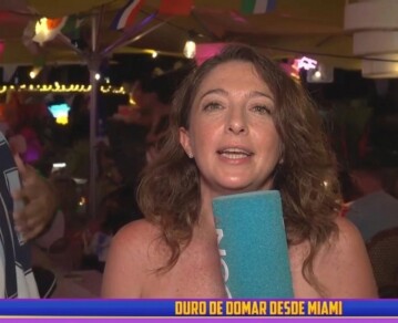 El insólito blooper al aire de una periodista de C5N en plena cobertura del Mundial: "Qué pelotuda que soy"
