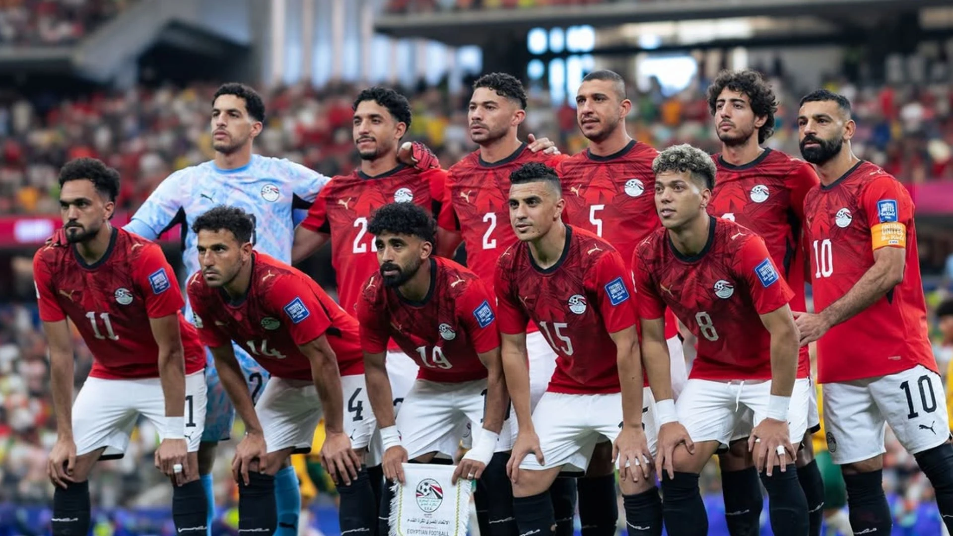 La selección de Egipto.