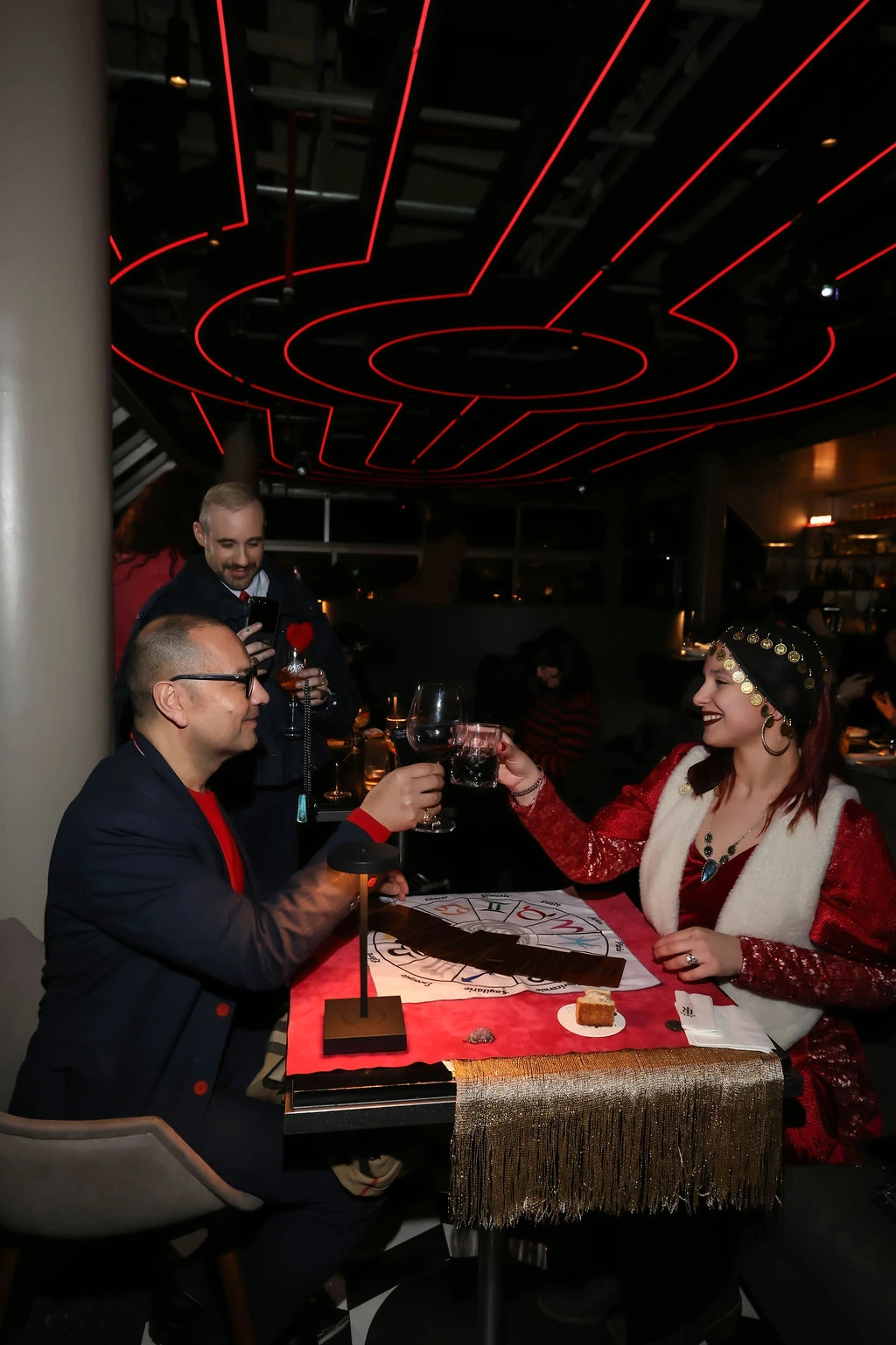 Fabián Medina Flores fue parte de la dinámica de tarot.