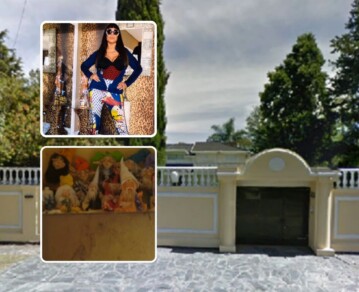 Así es la monumental casa de Moria Casán en Parque Leloir: animal print, arte, neón y el secreto de los duendes que aparecen en la serie