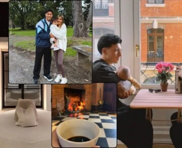 Así son las mansiones de Lisandro Martínez y Muri López Benítez en Manchester y en Gualeguay Entre Ríos