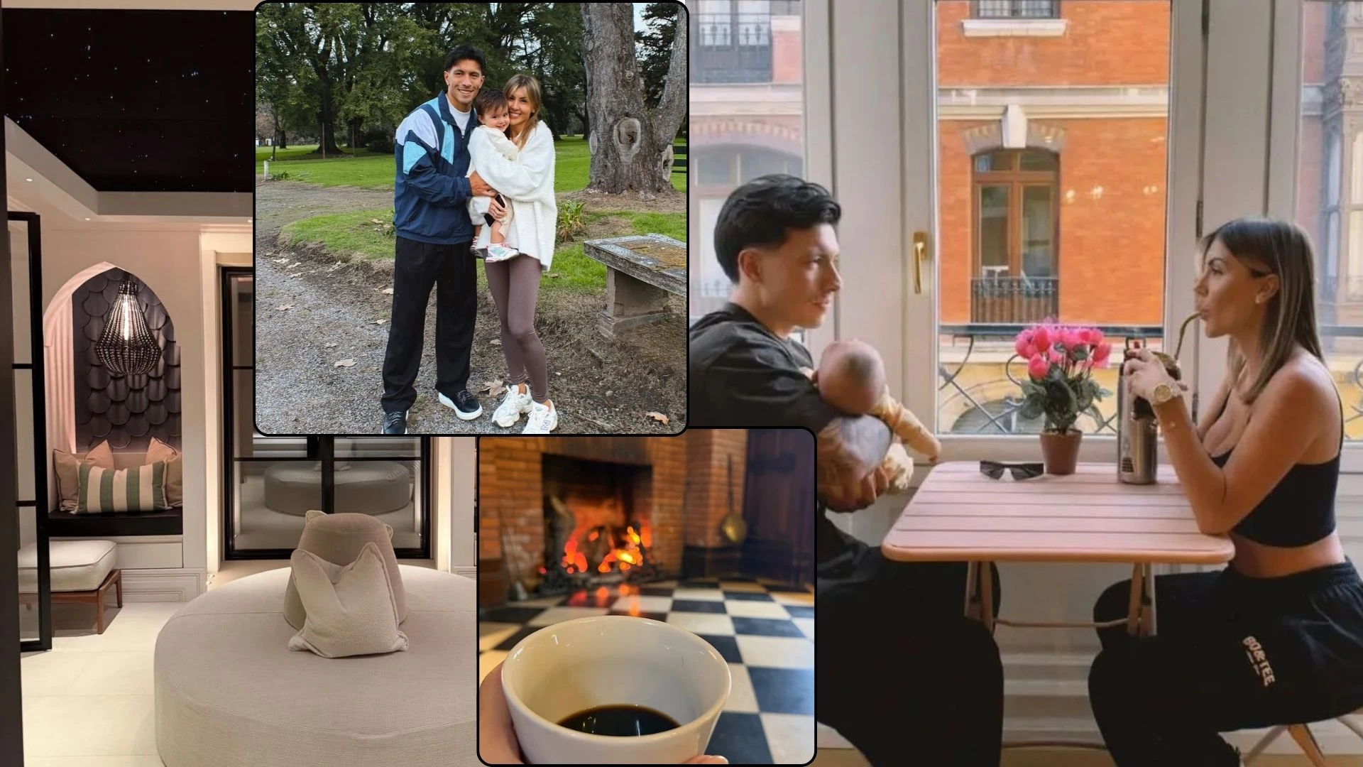 Así son las mansiones de Lisandro Martínez y Muri López Benítez en Manchester y en Gualeguay Entre Ríos