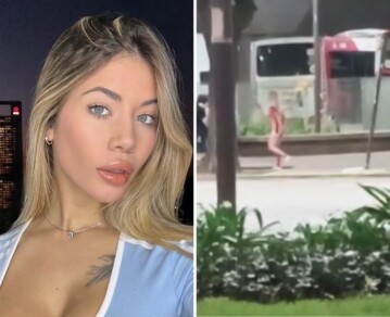 Se filtró un video de la joven que escapó semidesnuda del departamento de Facundo Moyano