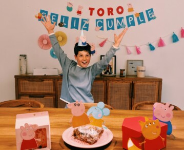 De Peppa Pig a una barra de donas: la increíble doble fiesta de Toro, el hijo de Juana Repetto, por sus 10 años
