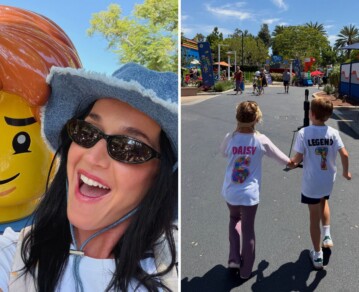 Con una Ferrari gigante y una torta de Lego: así fue el excéntrico cumpleaños de la hija de Katy Perry y Orlando Bloom