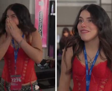 La desopilante reacción de Valentina, la hija de Mario Pergolini, al pasar de ronda en Popstars