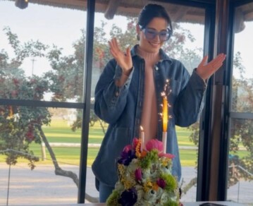 A base de plantas y súper excéntrica: así fue la llamativa torta de cumpleaños de Flor Torrente