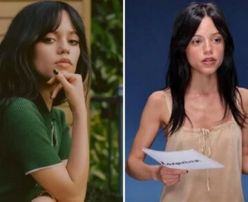 Qué le pasa a Jenna Ortega-la comparan con Ariana Grande-delgadez extrema-aspecto físico