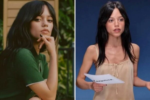 Qué le pasa a Jenna Ortega-la comparan con Ariana Grande-delgadez extrema-aspecto físico