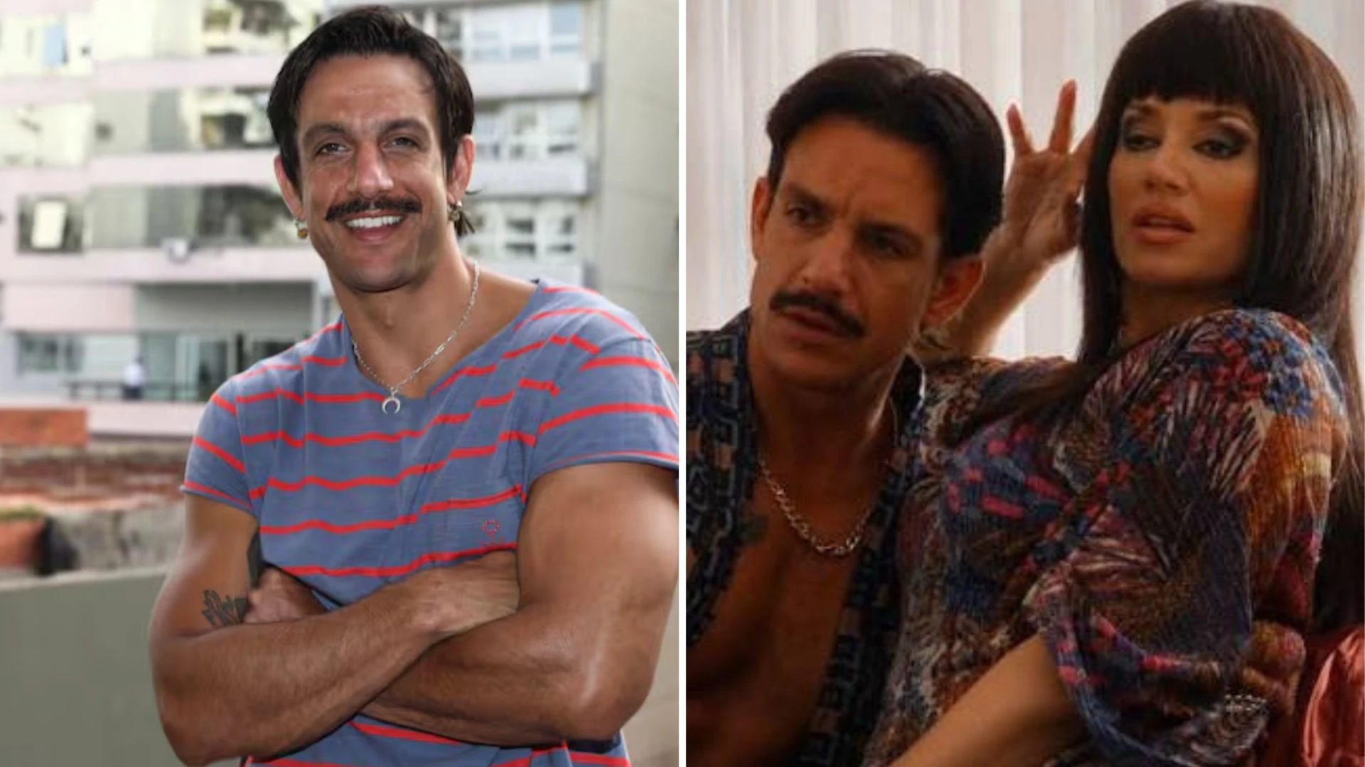 Quién es Joaquín Ferreira el actor que interpreta a Luis Vadalá en la serie de Moria Casán