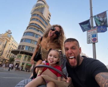 De hacer compras en Gucci a recorrer la Alhambra: el espectacular álbum de vacaciones de Alex Caniggia y Melody Luz en España