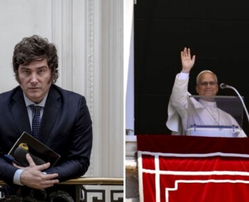 El mensaje de Javier Milei luego de que el Vaticano confirmara la visita del papa León XIV
