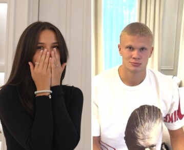 "¡Oh my God!": la sorpresa de la novia de Erling Haaland al ver su extremo cambio de look