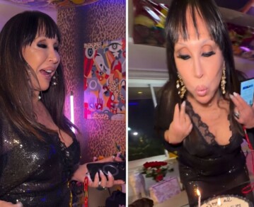 Así celebró Moria Casán sus 80 años con familia y amigos: de su impactante look al selecto menú y las tortas temáticas