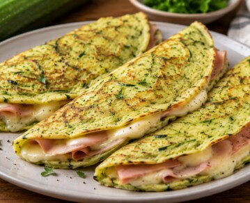 Panqueques de zucchini rellenos de jamón y queso: la receta fácil para una cena distinta