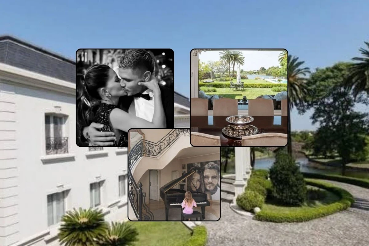 Así es la deco de la casa de los sueños de la China Suárez y Mauro Icardi