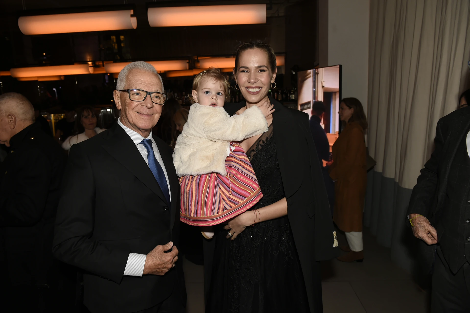 La foto familiar en el evento que tuvo lugar en el MALBA.