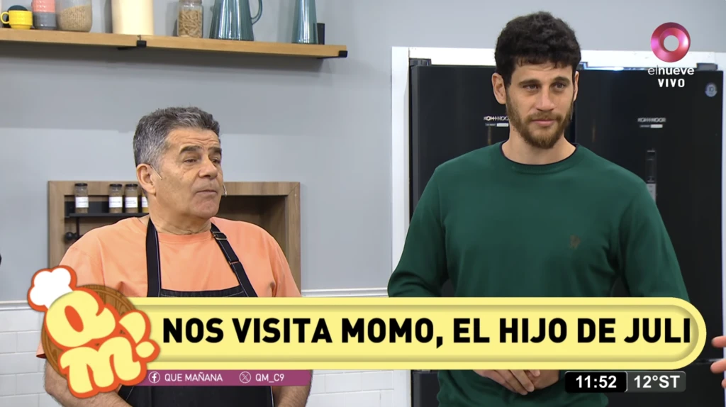 La foto del reencuentro en tevé.