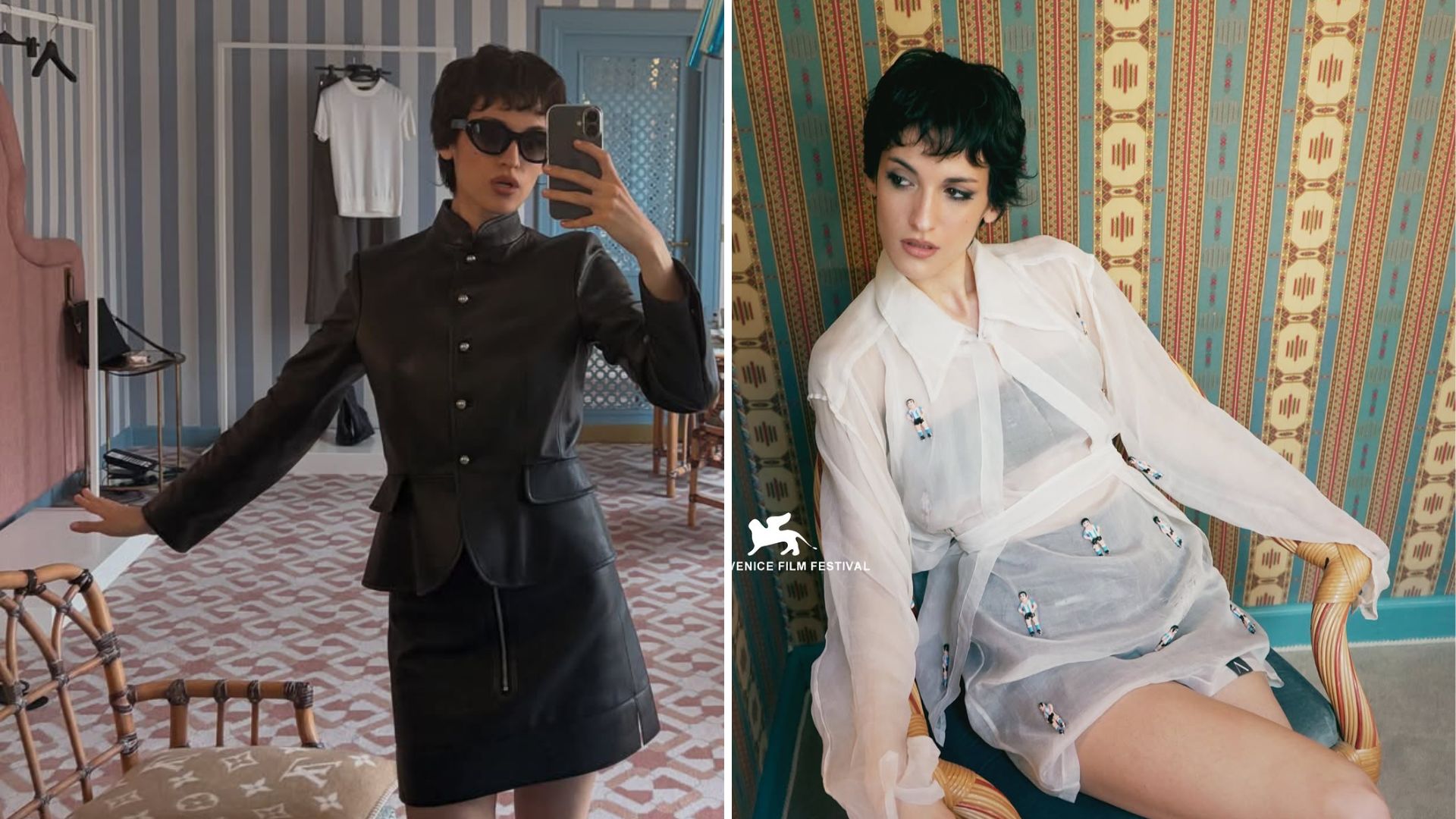 Festival de Venecia: los impactantes looks de Olivia Nuss, entre un guiño patrio con acento de autor y la elegancia de pasarelas internacionales