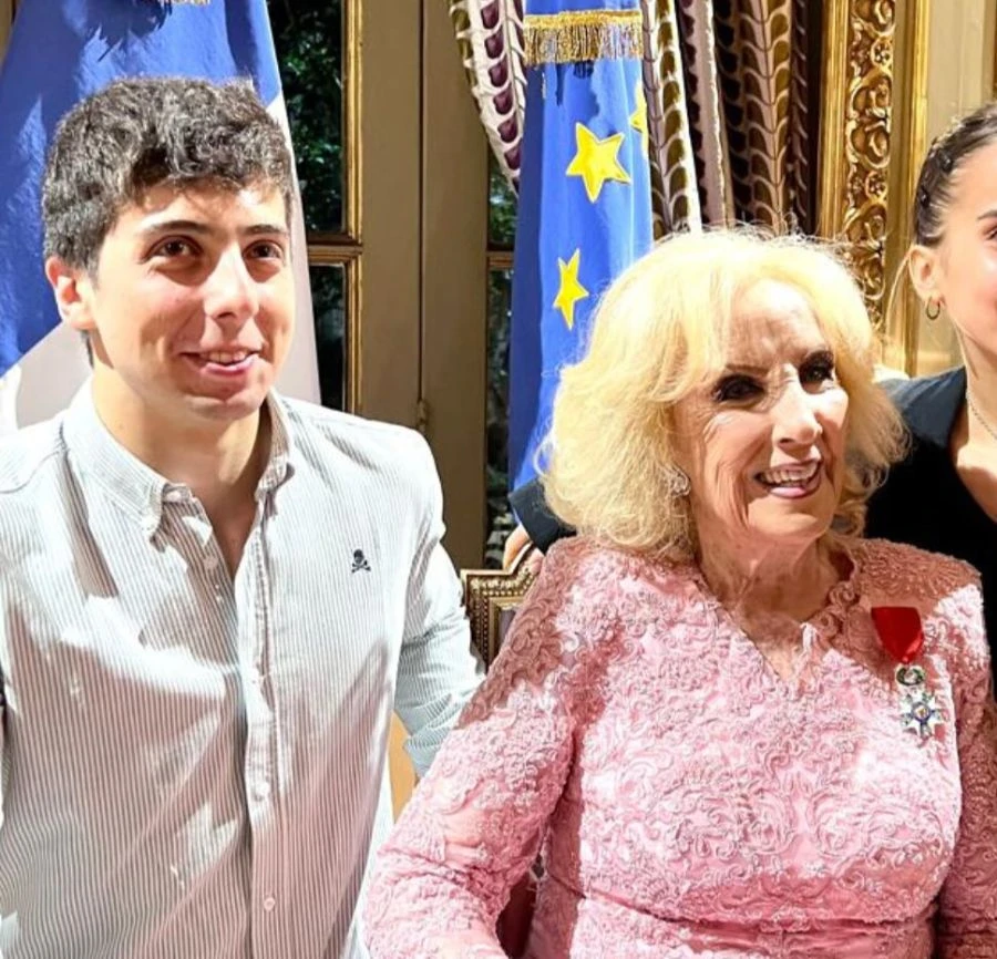 Una de las últimas fotos de Rocco con Mirtha Legrand, su abuela.