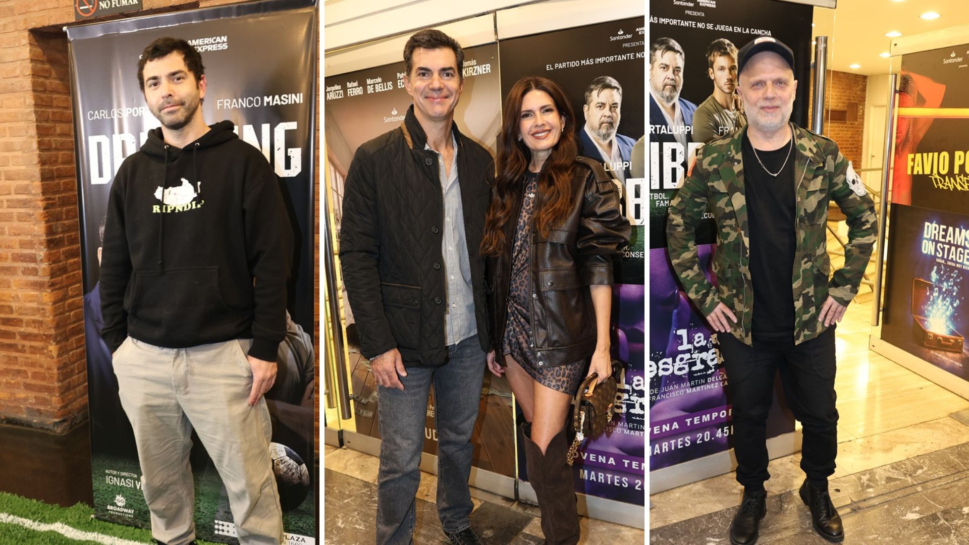 De Isabel Macedo a Nazareno Casero y Sebastián Wainraich: uno por uno, los looks de los famosos para el estreno de "Dribbling"