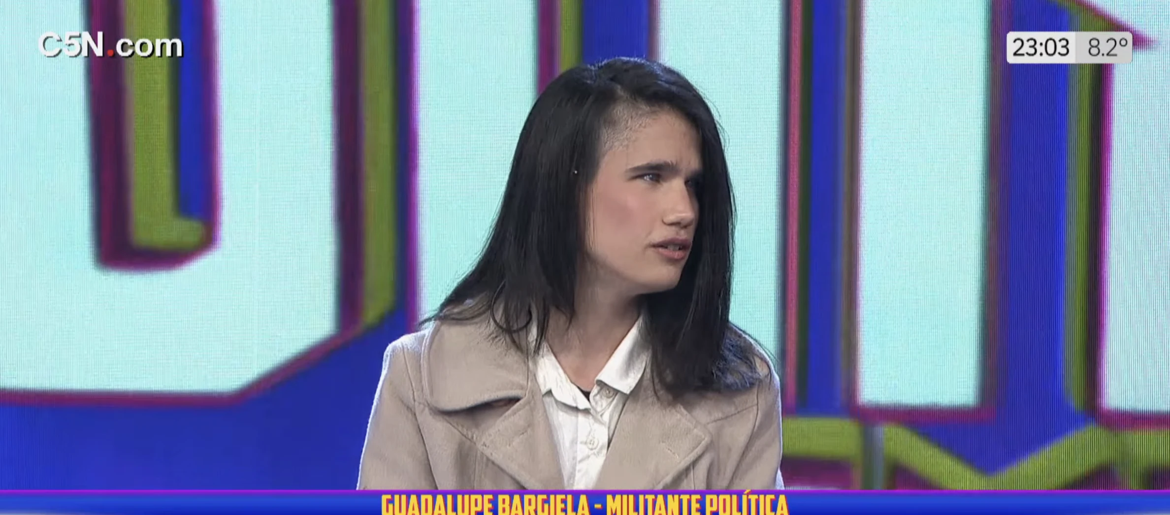 Guadalupe habló en tevé de los problemas económicos que atraviesa.