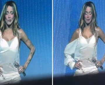 La frase por la que Tini Stoessel rompió en llanto en pleno show en México