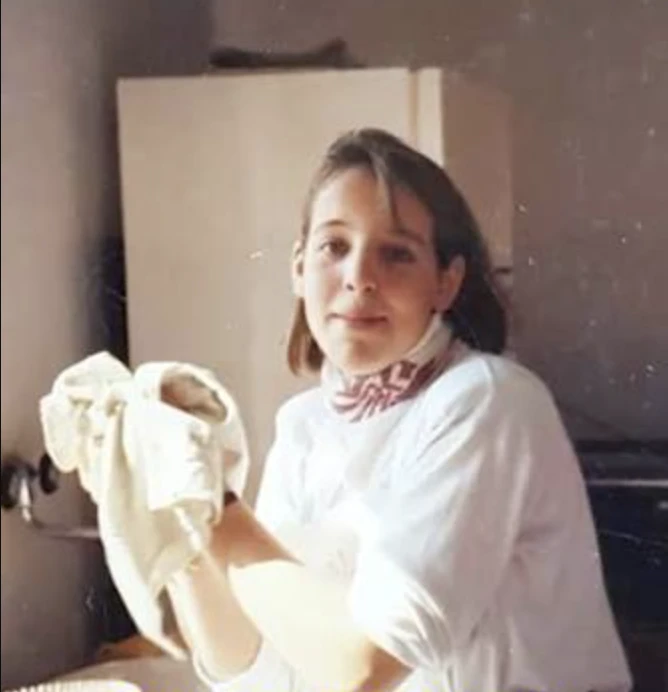 una foto vintage de jimena monteverde